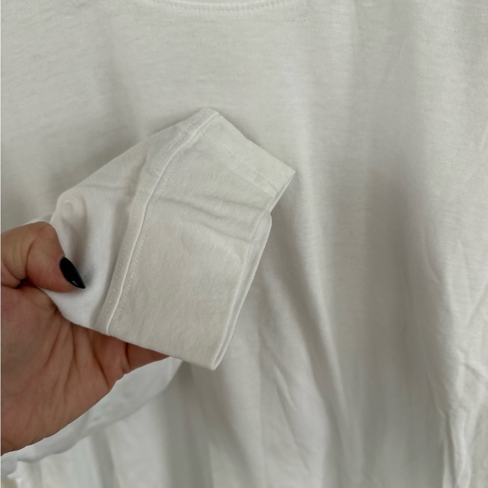 Sonoma White Long Sleeve Men's Tee - Picture 3 of 4